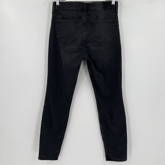 Abercrombie & Fitch‎ The Skinny High Rise Black Denim Jeans Women’s Size 28 / 6R - Picture 6 of 10